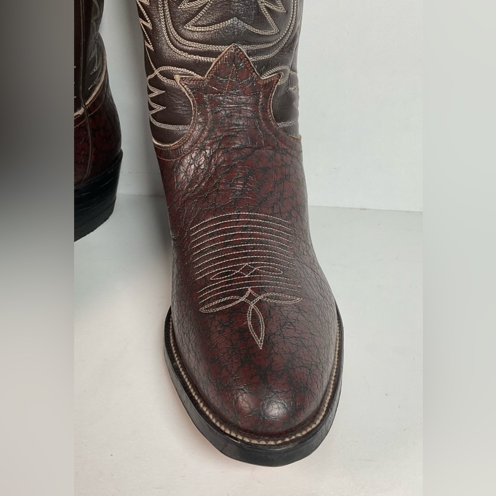 Vintage Tony Lama Caribou Buckaroo Boots | Exotic | Gold Label | Cowboy | 11 E - Picture 11 of 16